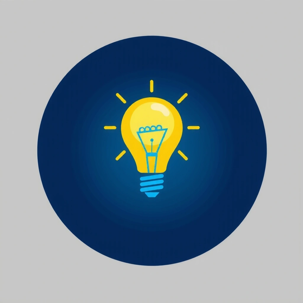 Lightbulb icon for innovative approach