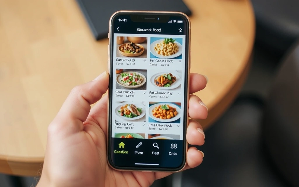 Gourmet Food Delivery App