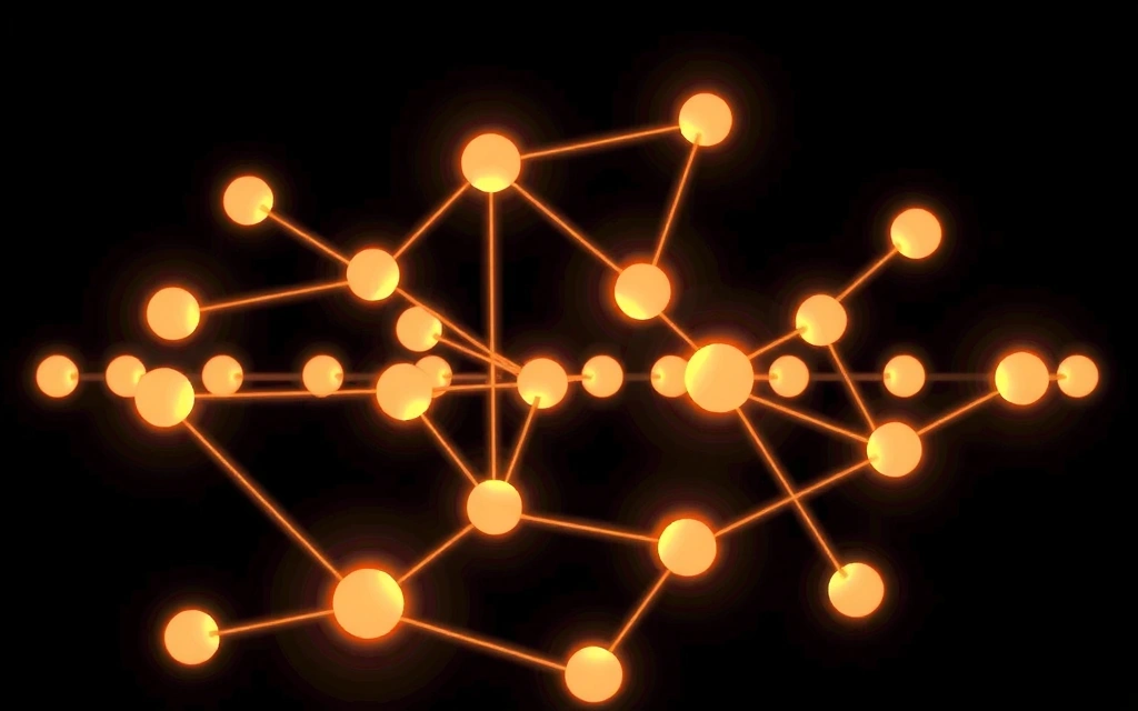 Abstract network with external links